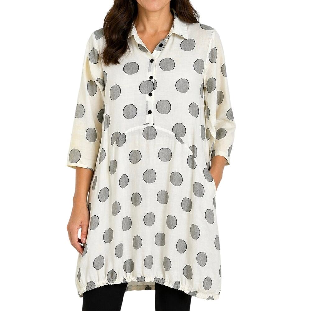 Shana Sz Medium Wearable Art to Wear Unique Artsy Abstract Dress